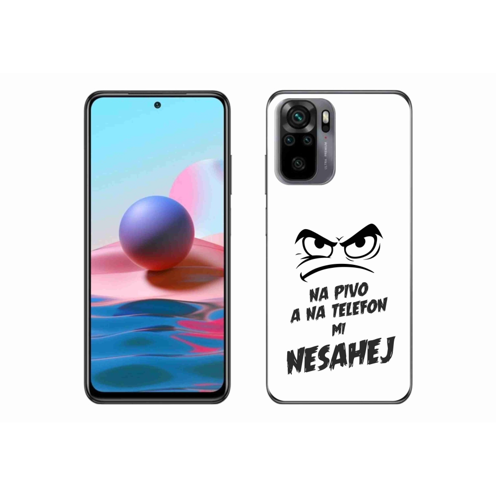 Gelový kryt mmCase na Xiaomi Poco M5s - pivní motiv 2 bílé pozadí