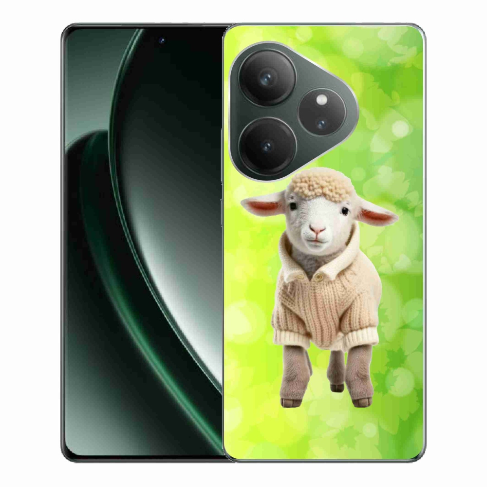 Gelový kryt mmCase na Realme GT 6 5G/GT 6T 5G - jehně ve svetru