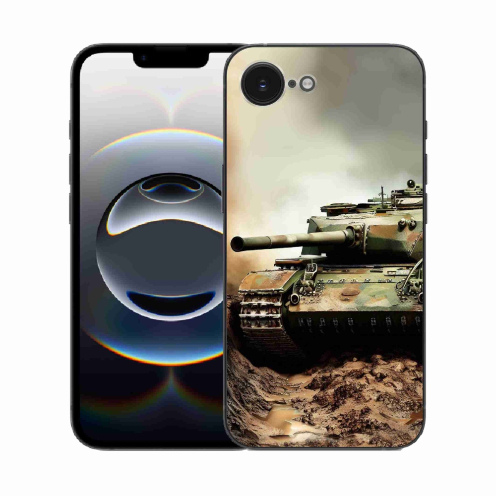 Gelový kryt mmCase na iPhone 16e - tank