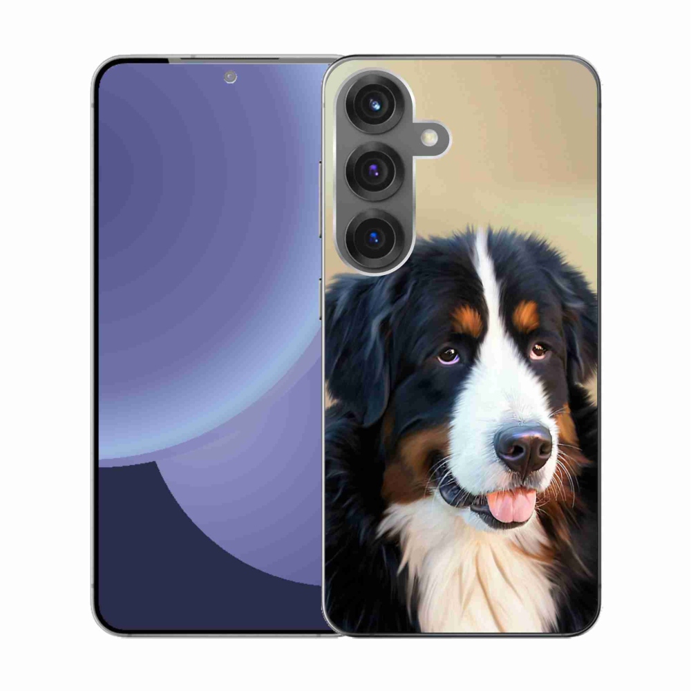 Gelový kryt mmCase na Samsung Galaxy S25 - bernský salašnický pes