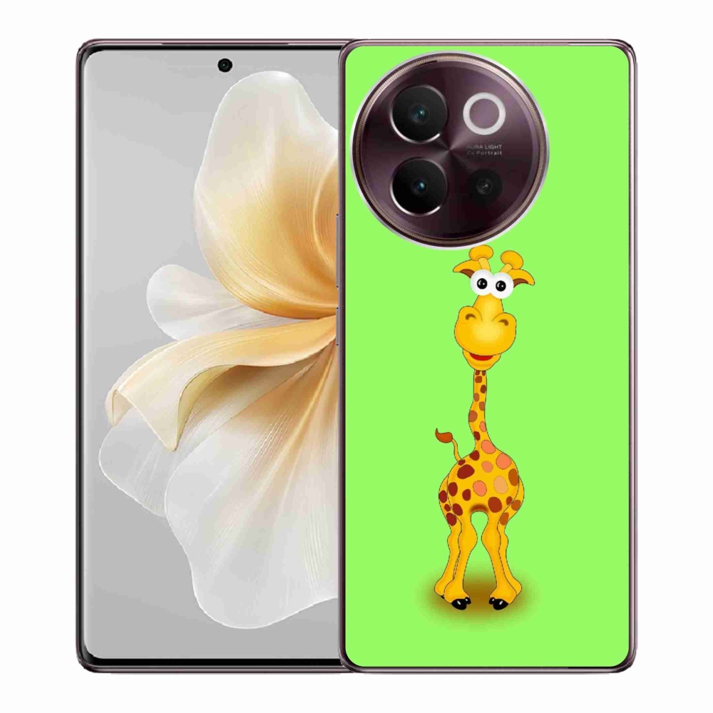 Gelový kryt mmCase na Vivo V40 Lite 5G - kreslená žirafa