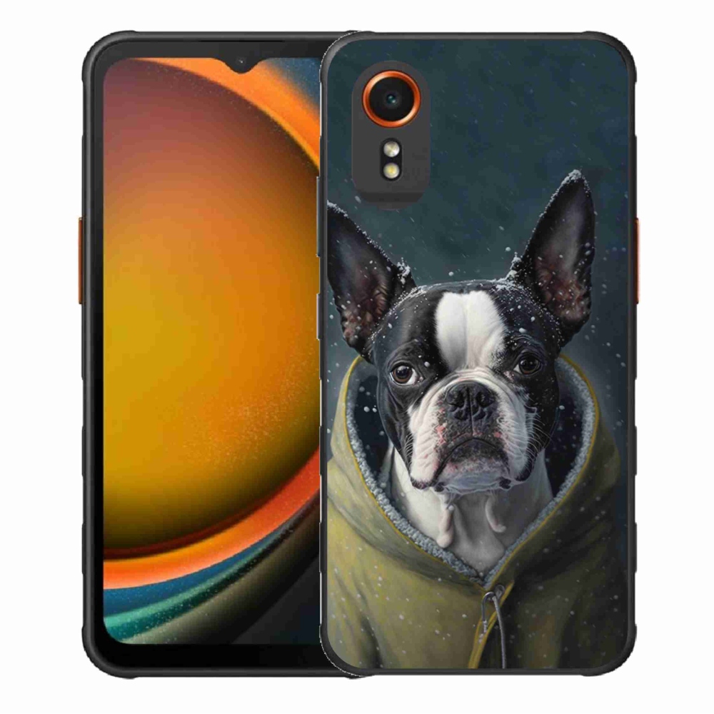 Gelový kryt mmCase na Samsung Galaxy Xcover 7 - buldoček