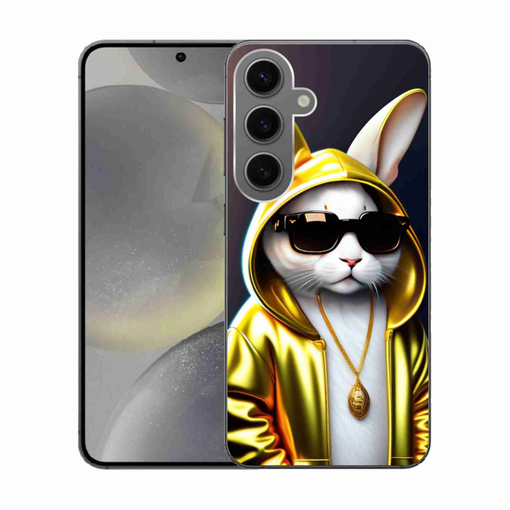 Gelový kryt mmCase na Samsung Galaxy S24 - kočka boss