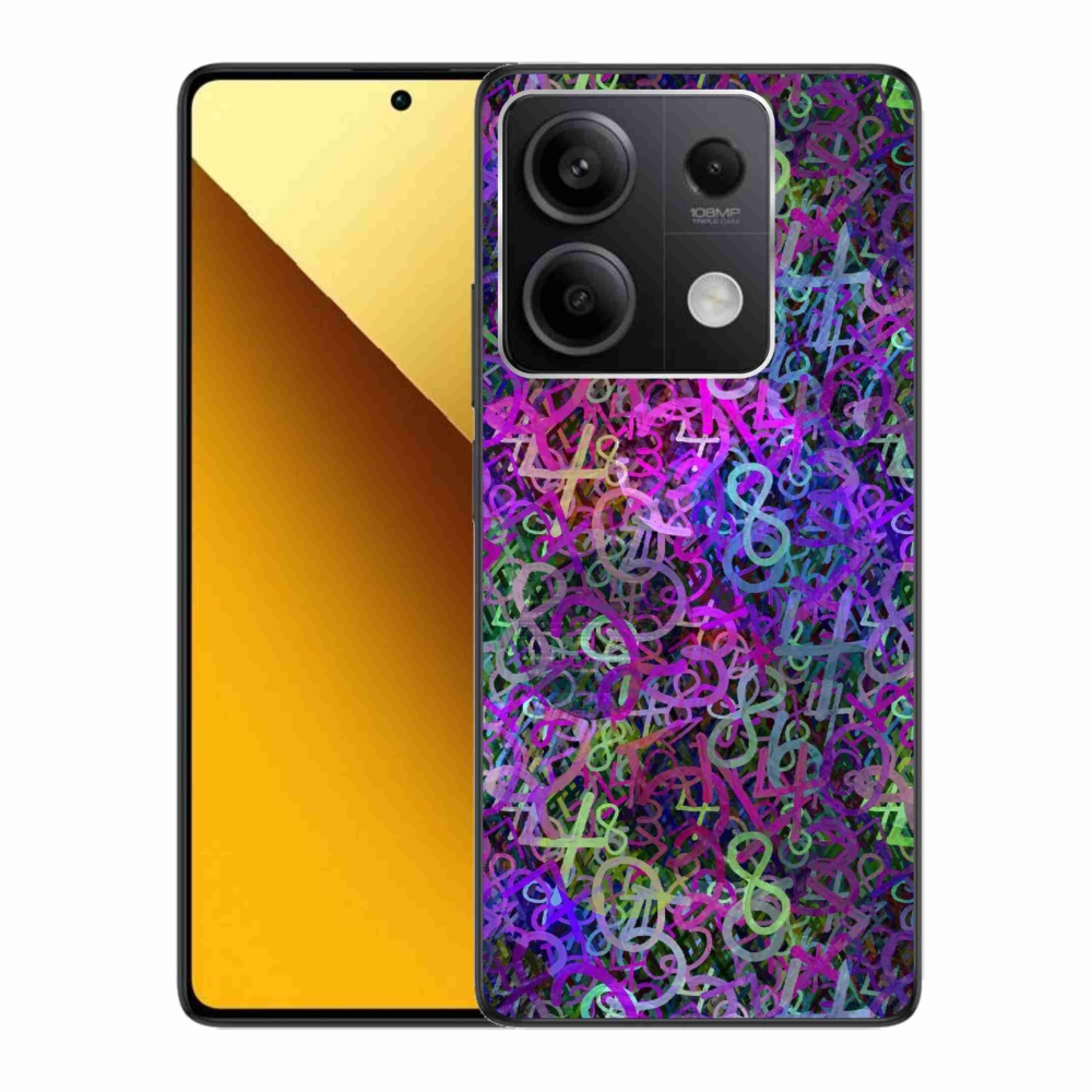 Gelový kryt mmCase na Xiaomi Redmi Note 13 5G - abstraktní motiv 25