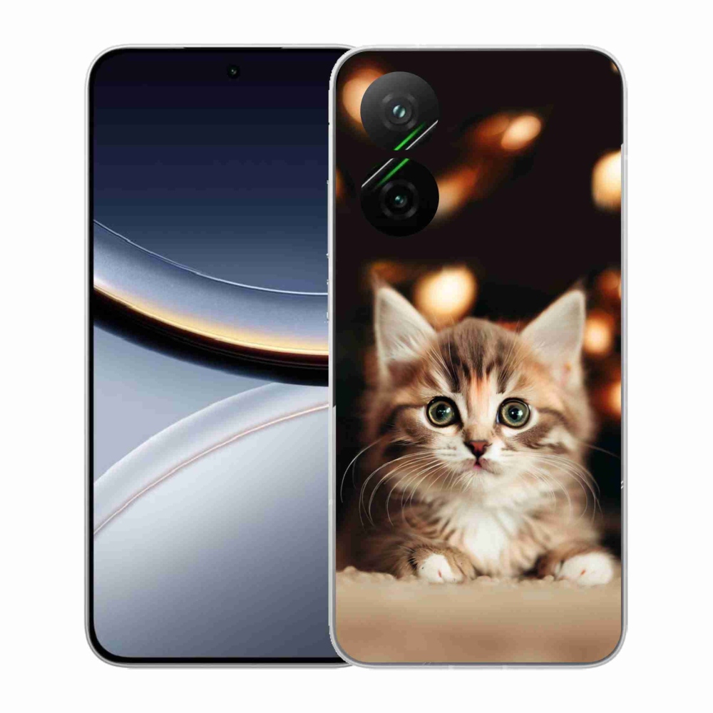 Gelový kryt mmCase na Xiaomi Poco F7 5G - roztomilé kotě 2
