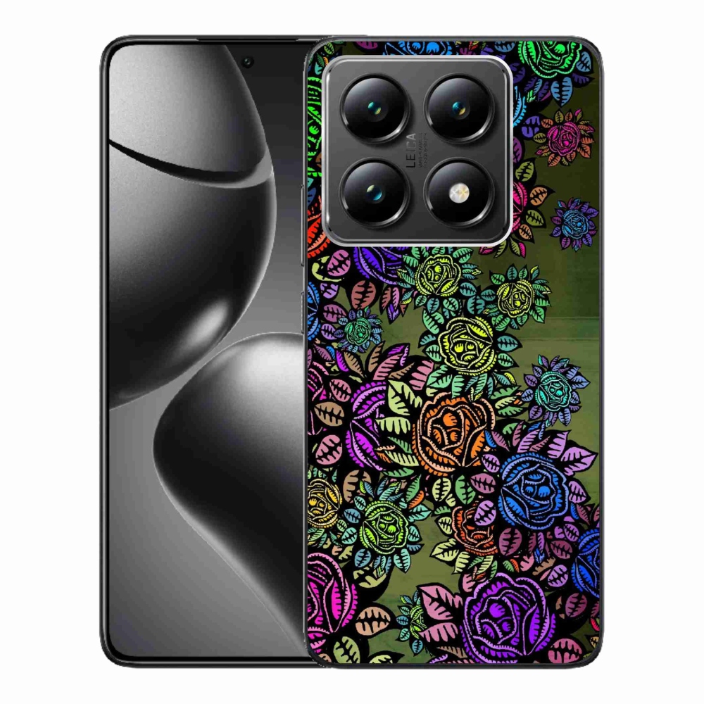 Gelový kryt mmCase na Xiaomi 14T - květiny 6