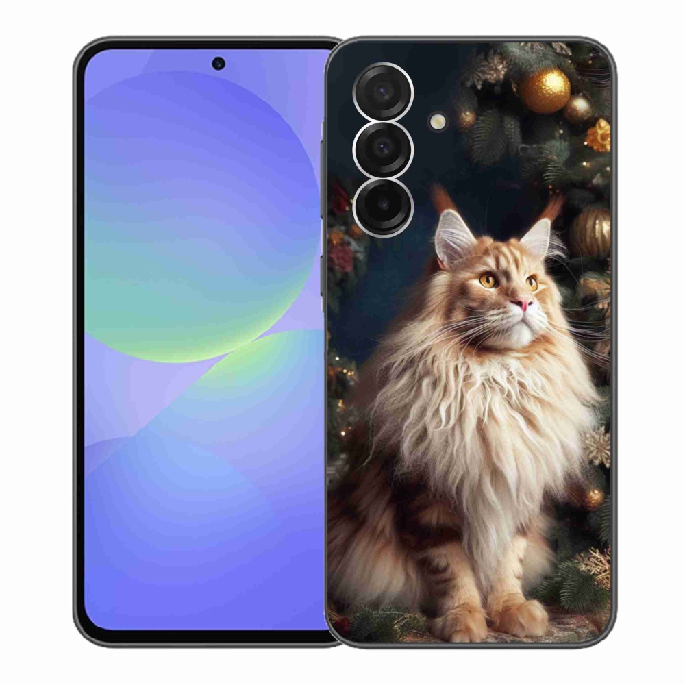 Gelový kryt mmCase na Samsung Galaxy A36 5G - kočka u stromku