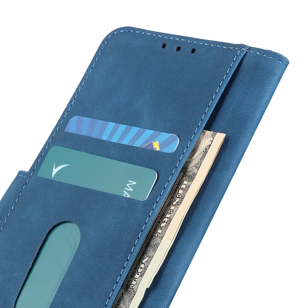 KHAZ knížkové pouzdro na Xiaomi Redmi Note 14 - modré