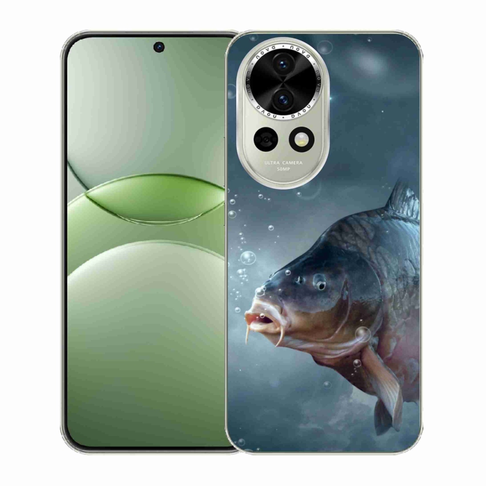Gelový kryt mmCase na Huawei Nova 13 5G - kapr a bublinky