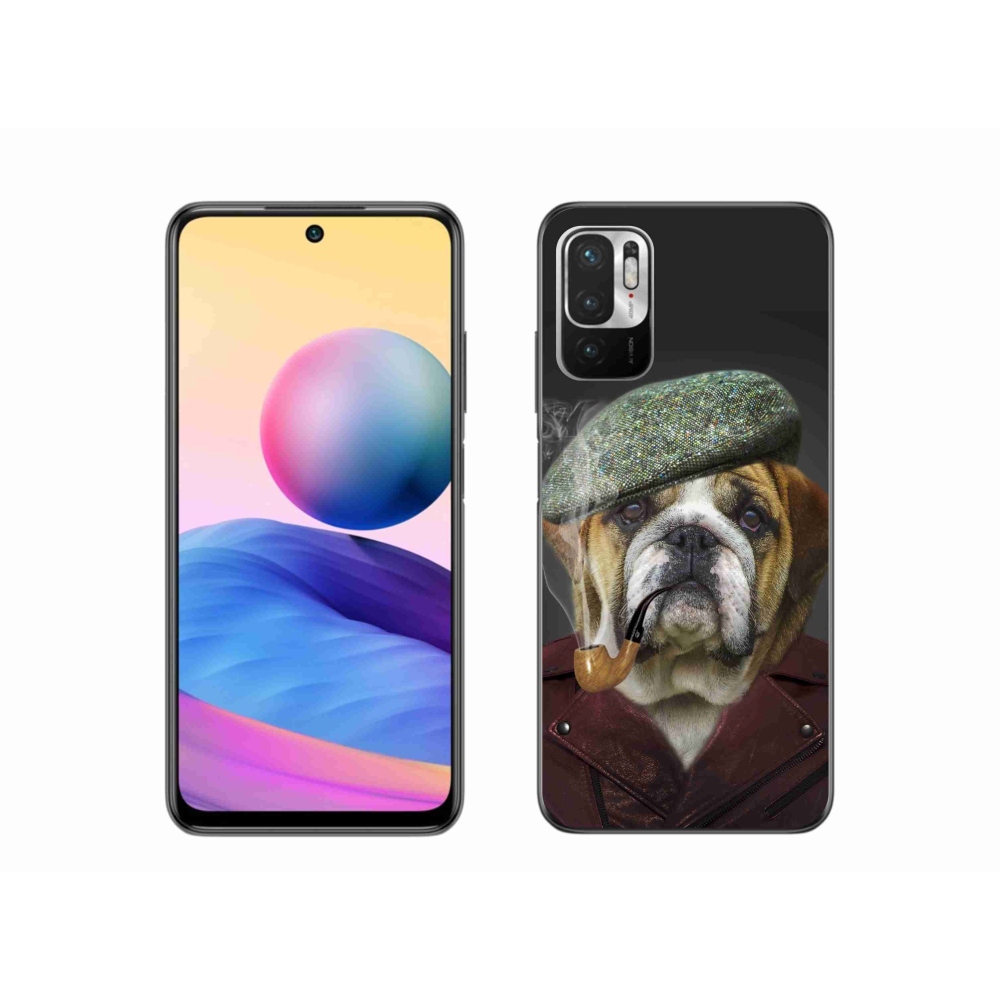 Gelový kryt mmCase na Xiaomi Poco M3 Pro/5G - pes s fajfkou