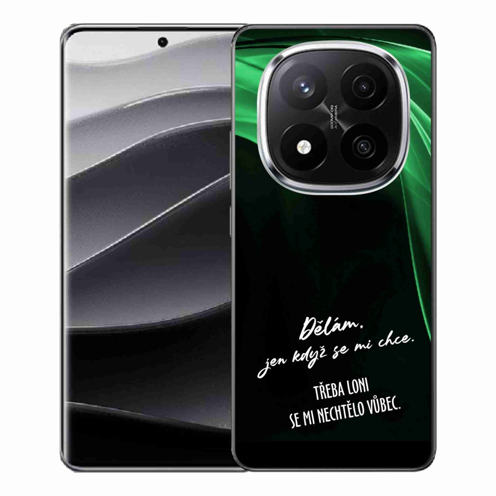 Gelový kryt mmCase na Xiaomi Redmi Note 14 Pro+ 5G - vtipný text 12 černé pozadí