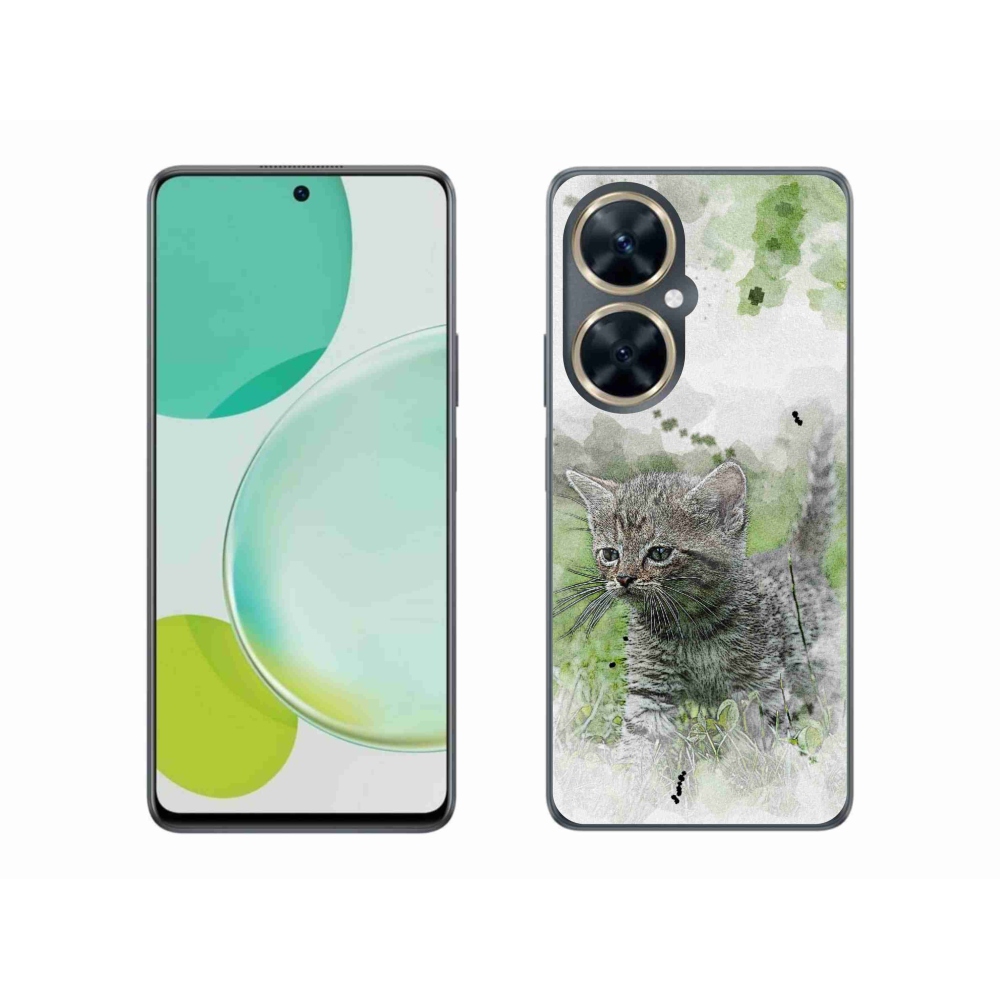 Gelový kryt mmCase na Huawei Nova 11i - roztomilé kotě 1