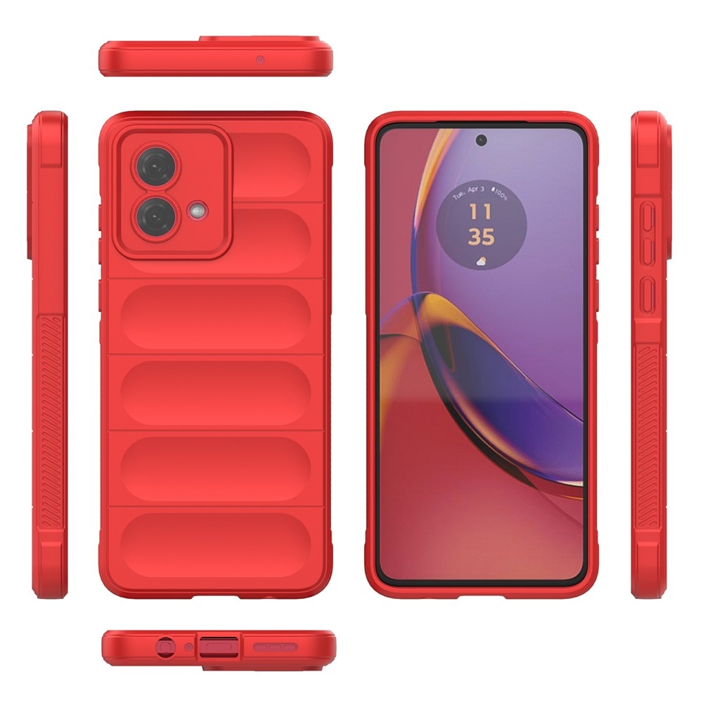 Rugg odolný gelový obal na Motorola Moto G84 5G - červený