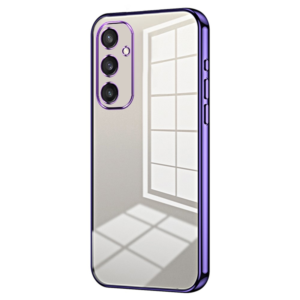 Electro gelový obal na Samsung Galaxy S25 - fialový