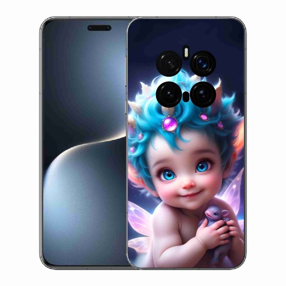 Gelový kryt mmCase na Honor Magic 7 Pro 5G - dítě s motýlími křídly