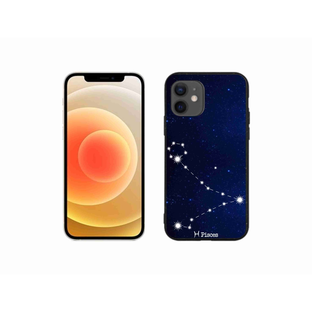 Gelový kryt mmCase na iPhone 12 mini - souhvězdí Ryby