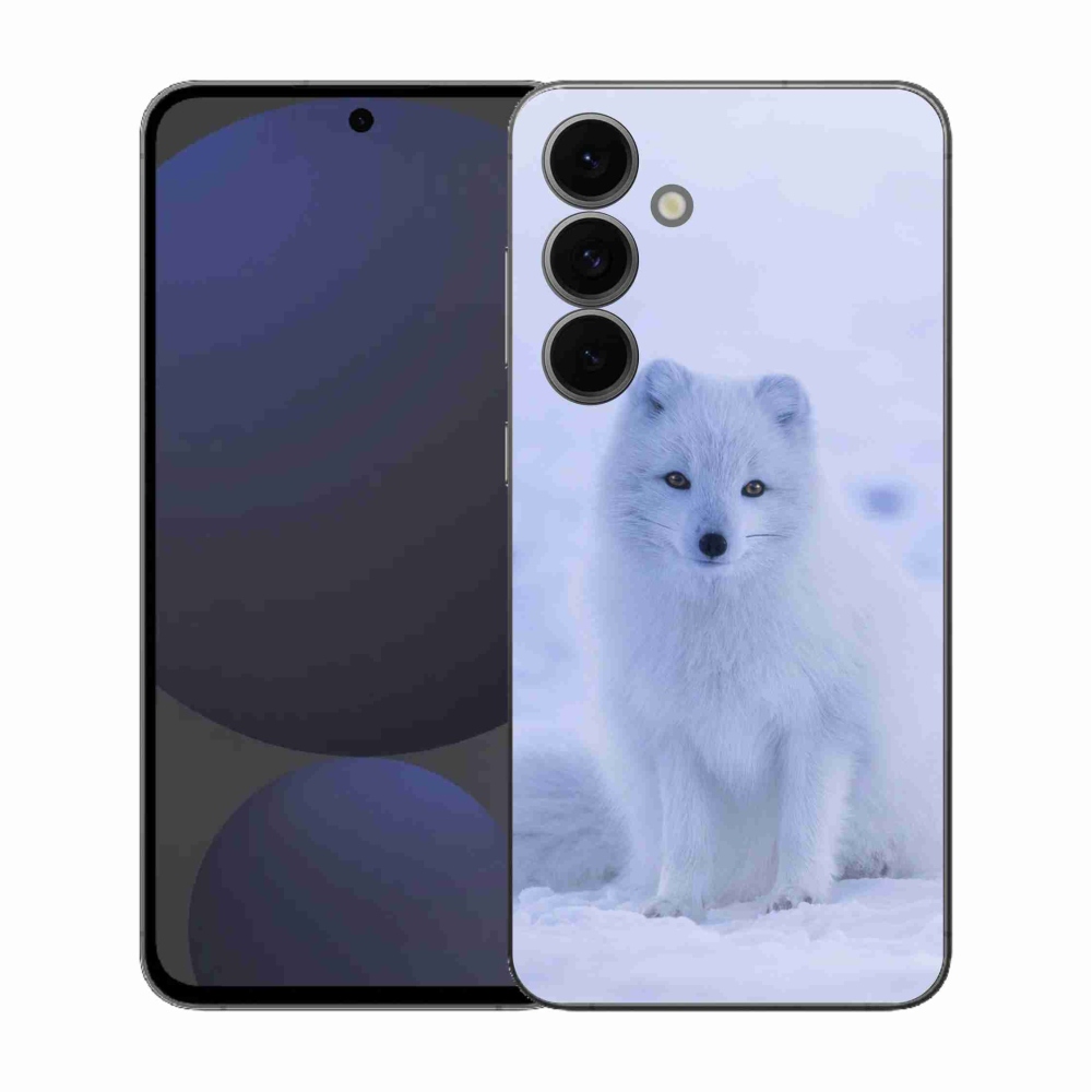 Gelový kryt mmCase na Samsung Galaxy S25 FE - polární liška