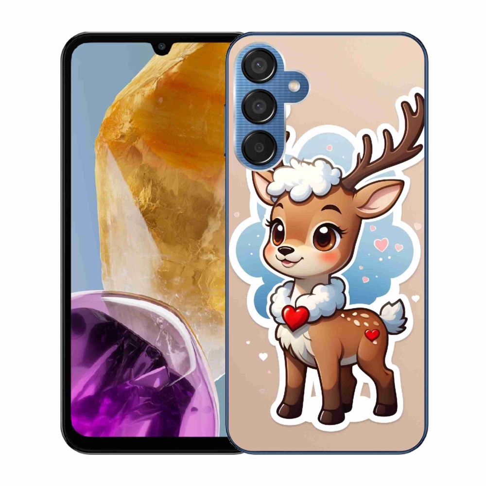 Gelový kryt mmCase na Samsung Galaxy M15 5G - kreslený sob