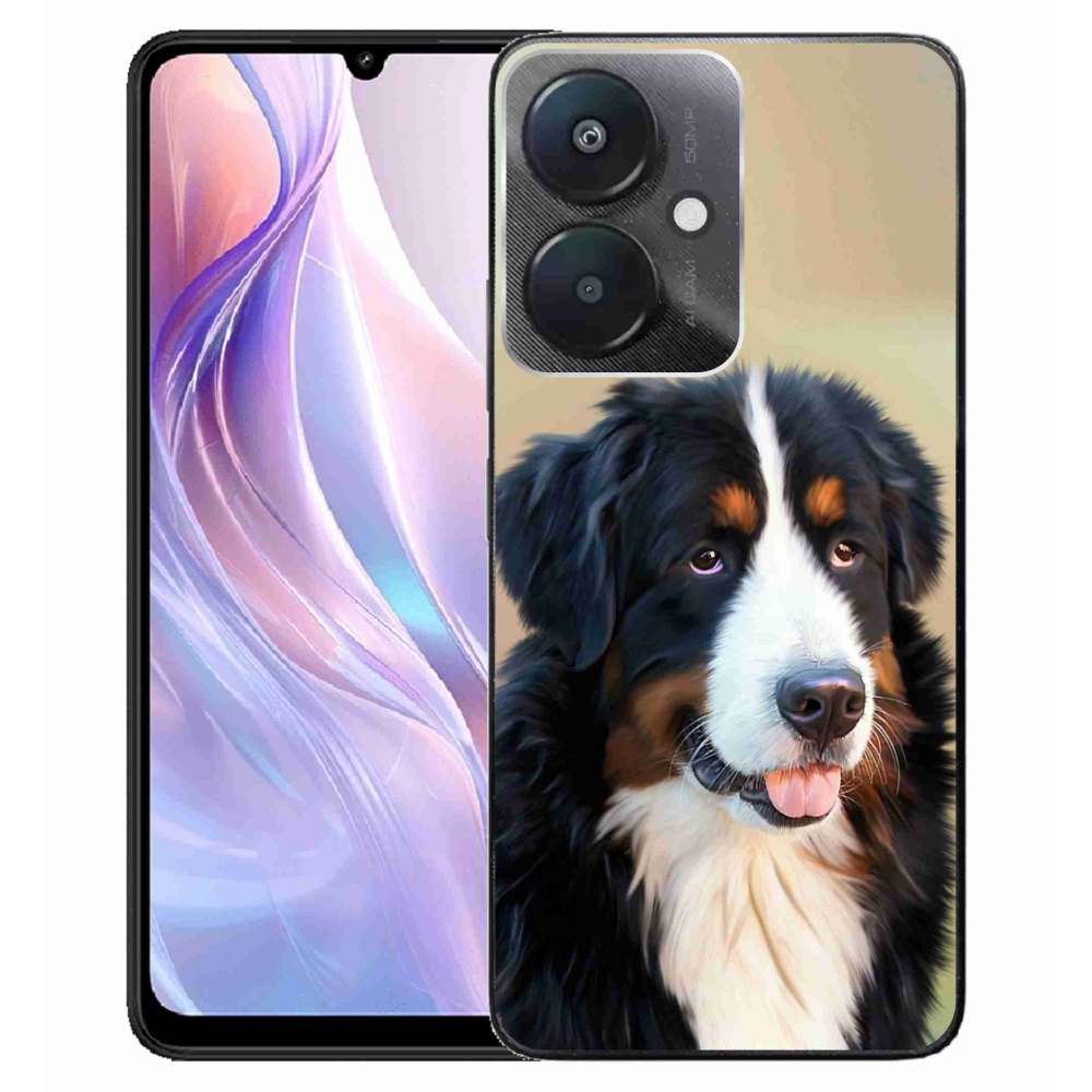 Gelový obal mmCase na Xiaomi Redmi 13C 5G - bernský salašnický pes