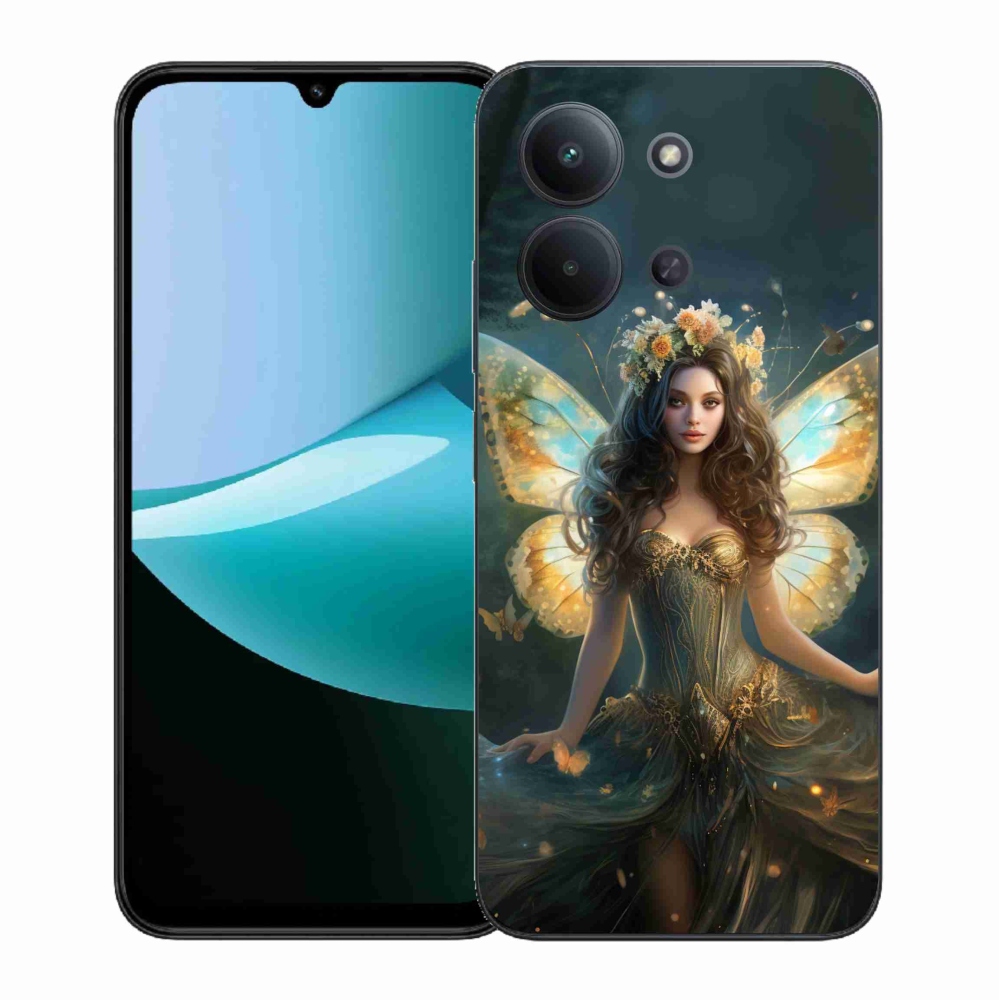 Gelový kryt mmCase na Xiaomi Redmi 15C 4G (171mm)/Poco C85 4G (171mm) - motýlí žena