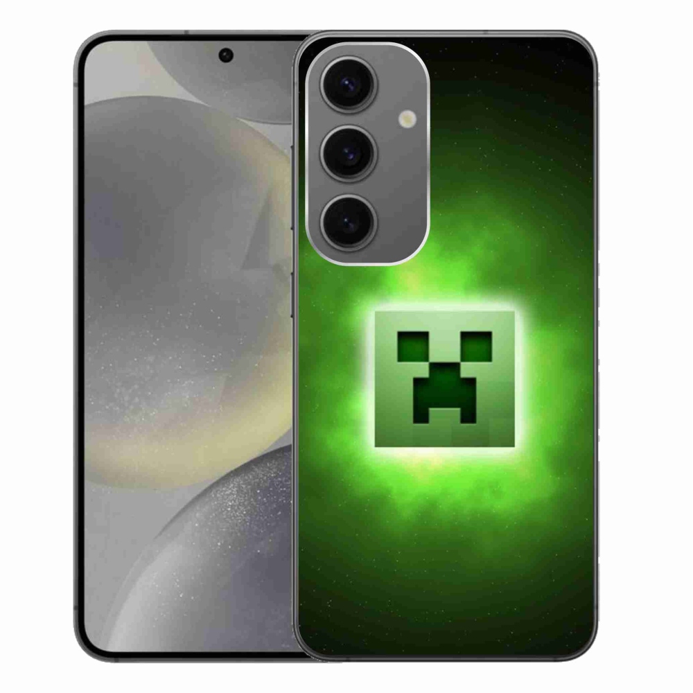 Gelový kryt mmCase na Samsung Galaxy S24+ - minecraft