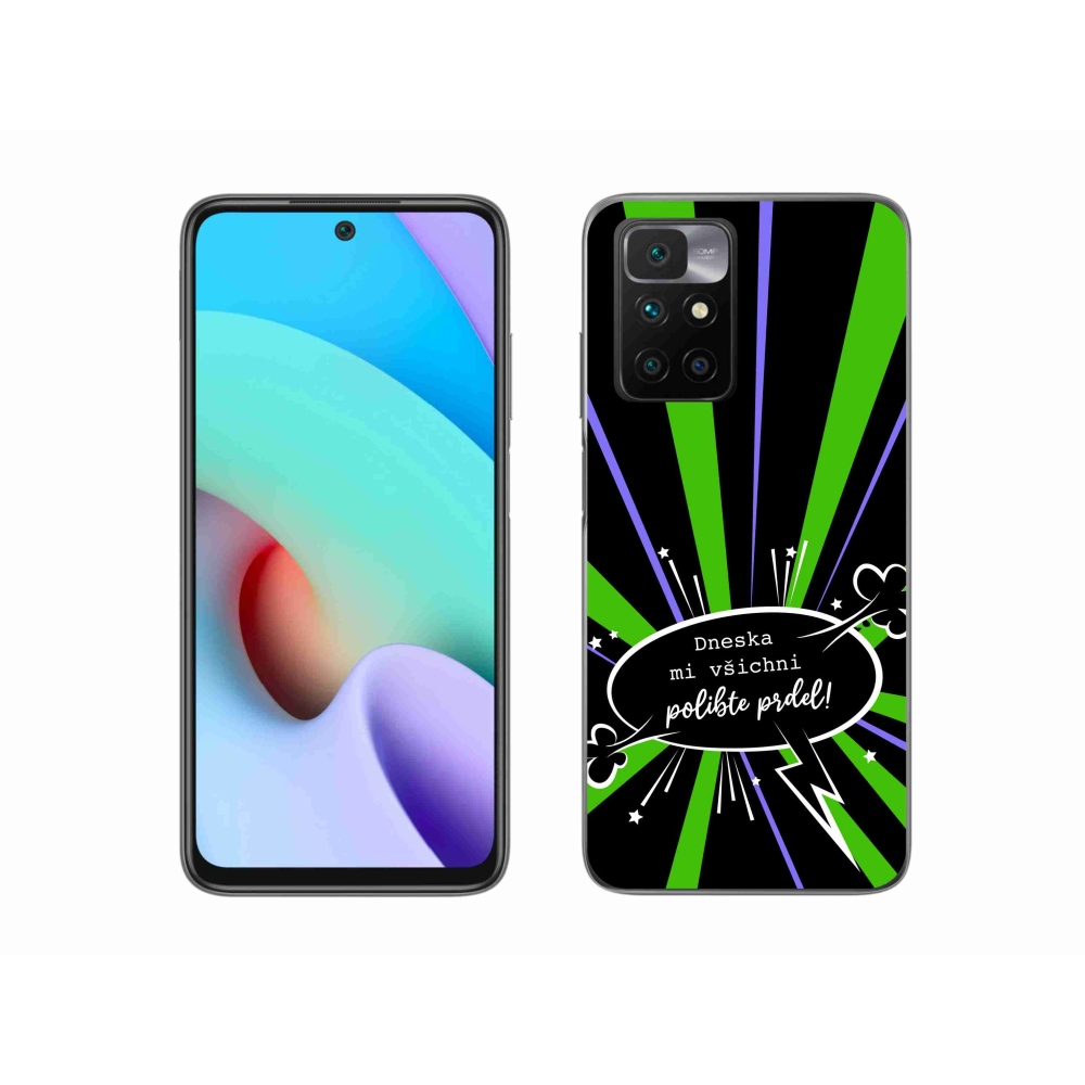 Gelový kryt mmCase na Xiaomi Redmi 10/Redmi 10 (2022) - vtipný text 15 černé pozadí