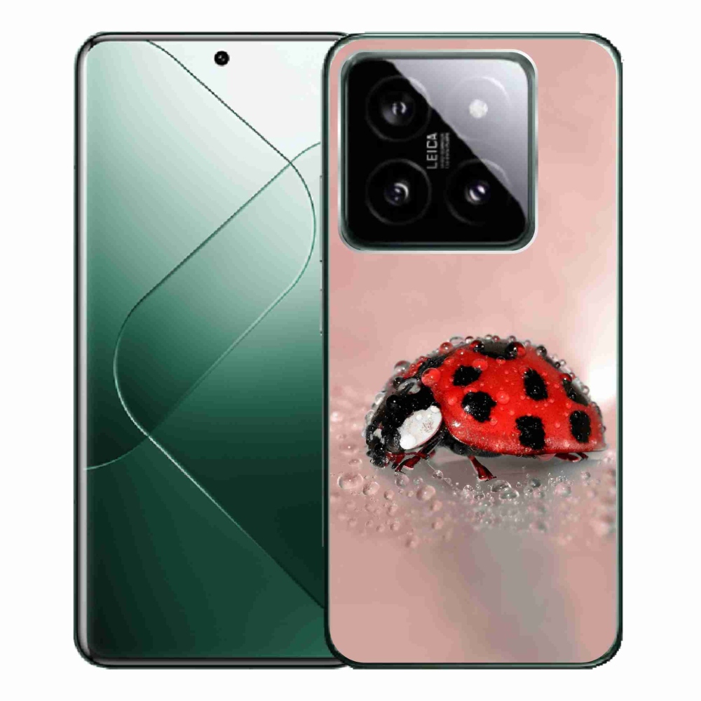 Gelový kryt mmCase na Xiaomi 14 Pro - beruška