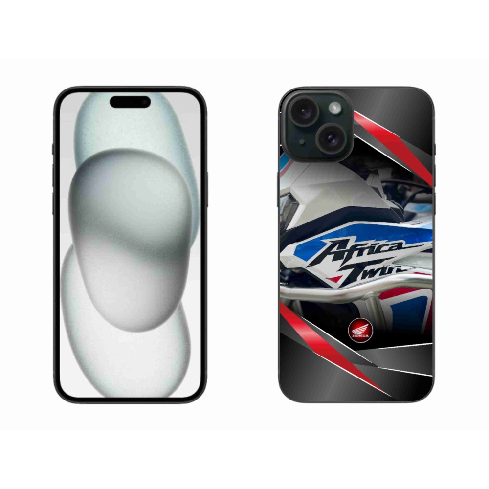 Gelový kryt mmCase na iPhone 15 Plus - motorka honda