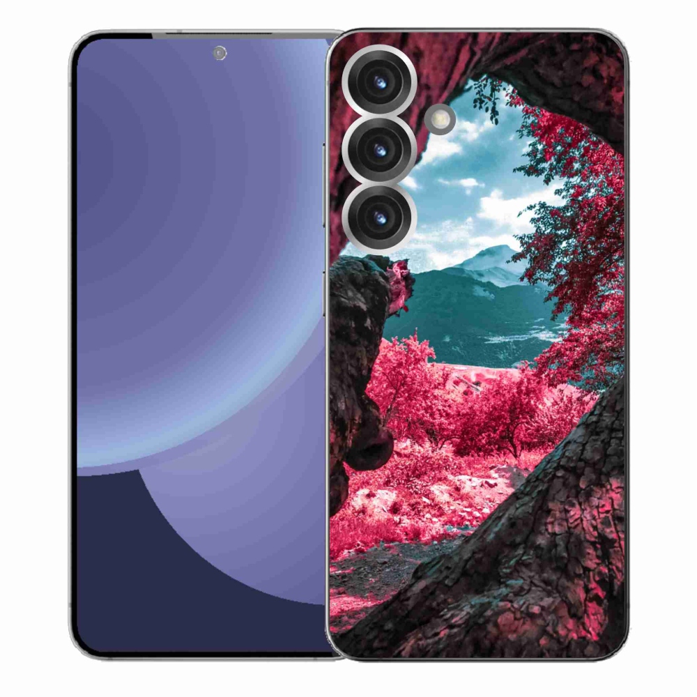 Gelový kryt mmCase na Samsung Galaxy S25+ - výhled na hory