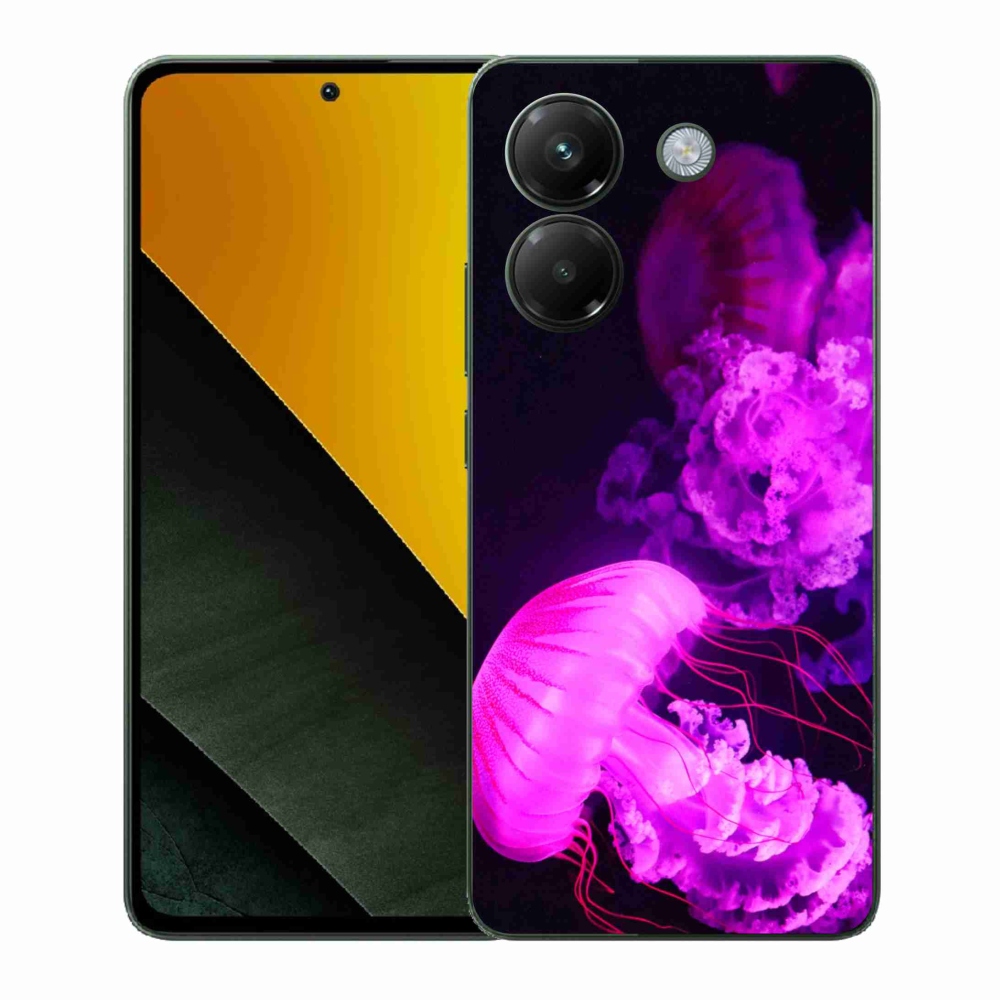Gelový kryt mmCase na Xiaomi Poco M7 Pro 5G - medúza 1