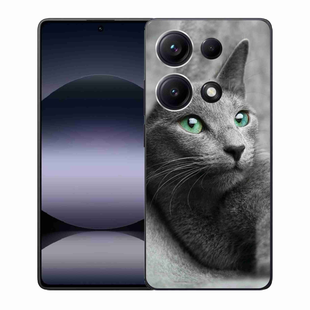 Gelový kryt mmCase na Xiaomi Redmi Note 14S - kočka 2