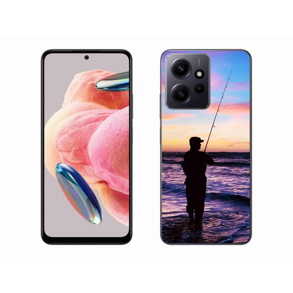 Gelový kryt mmCase na Xiaomi Redmi Note 12 4G - rybaření 1