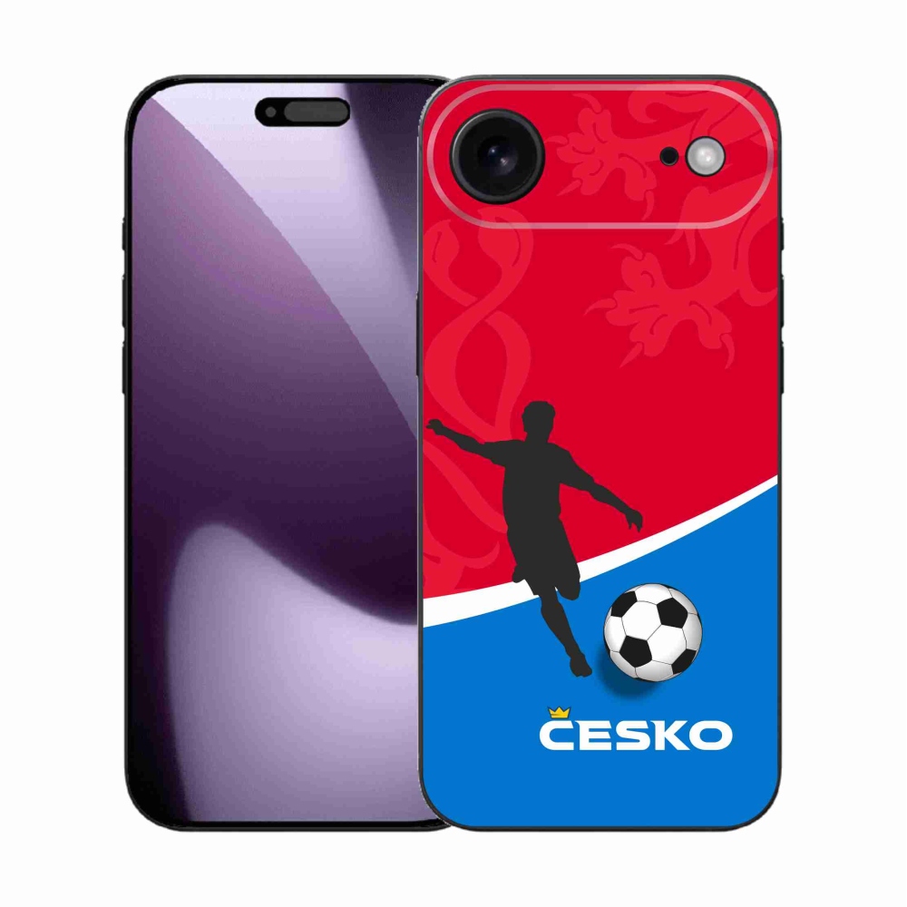 Gelový kryt mmCase na iPhone 17 Air - fotbal Česko