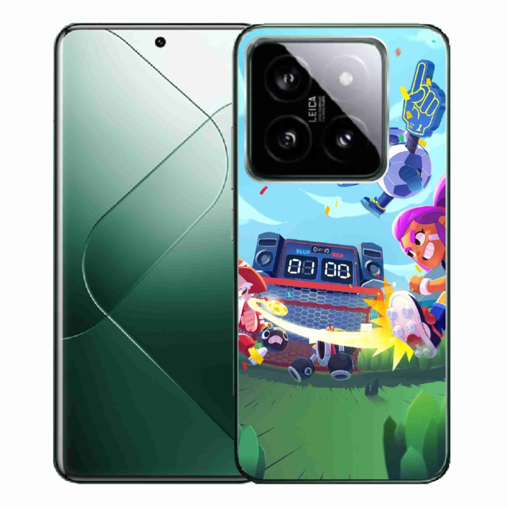 Gelový kryt mmCase na Xiaomi 14 Pro - brawl stars 1