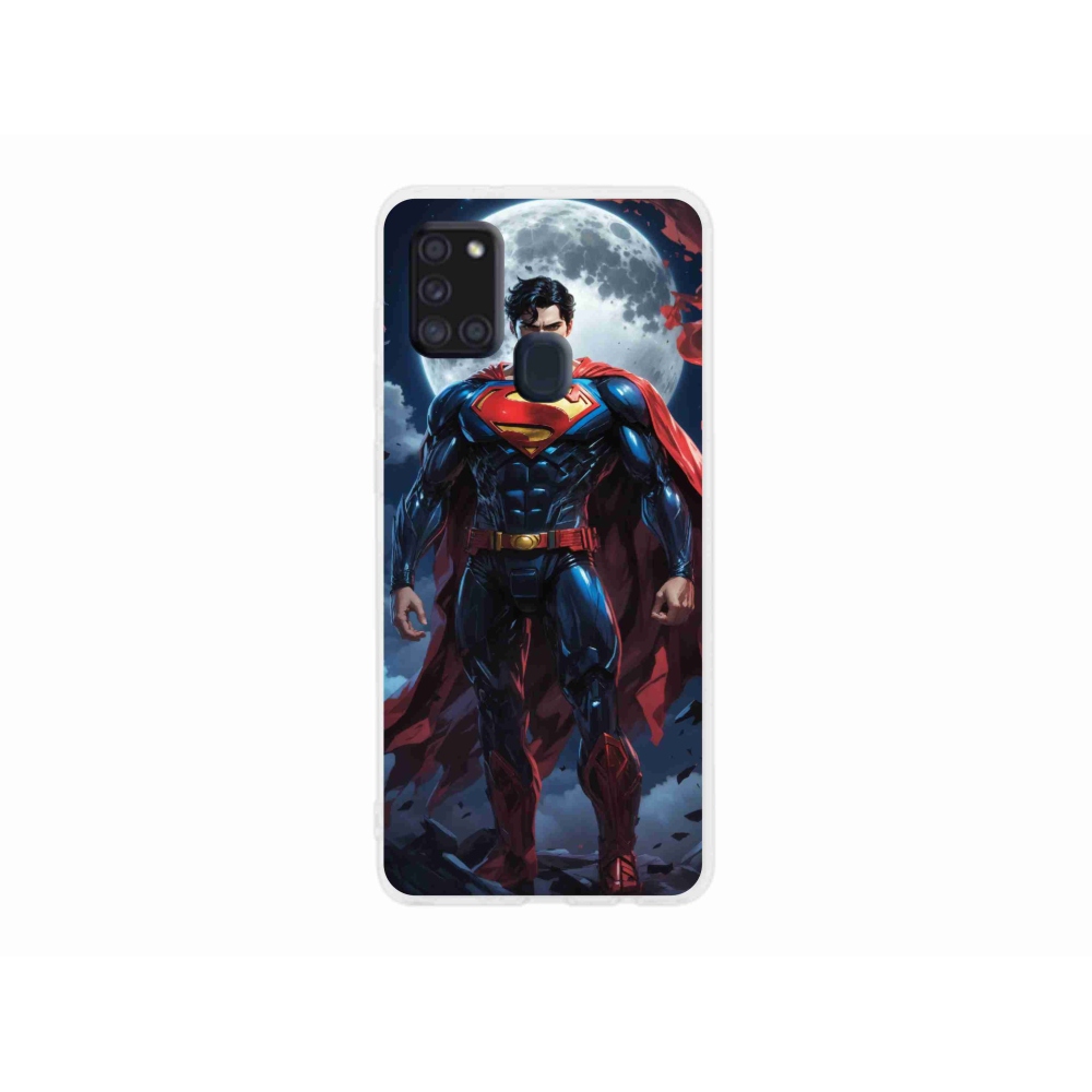 Gelový kryt mmCase na Samsung Galaxy A21s - superman