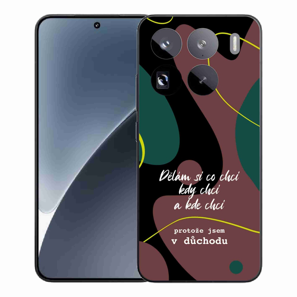 Gelový kryt mmCase na Xiaomi 15 Pro - vtipný text 10 černé pozadí