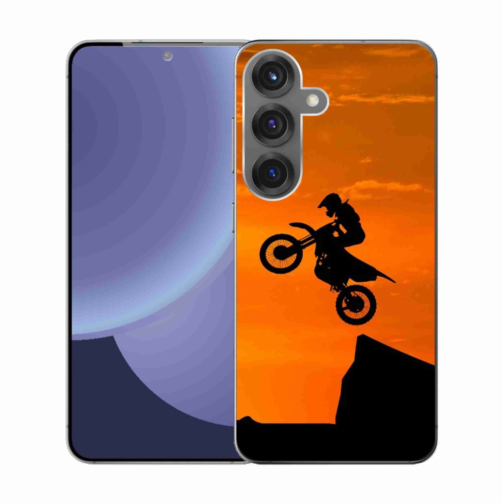Gelový kryt mmCase na Samsung Galaxy S25 - motocross