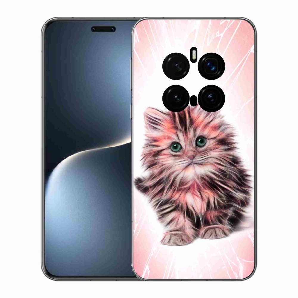 Gelový kryt mmCase na Honor Magic 7 Pro 5G - roztomilé kotě