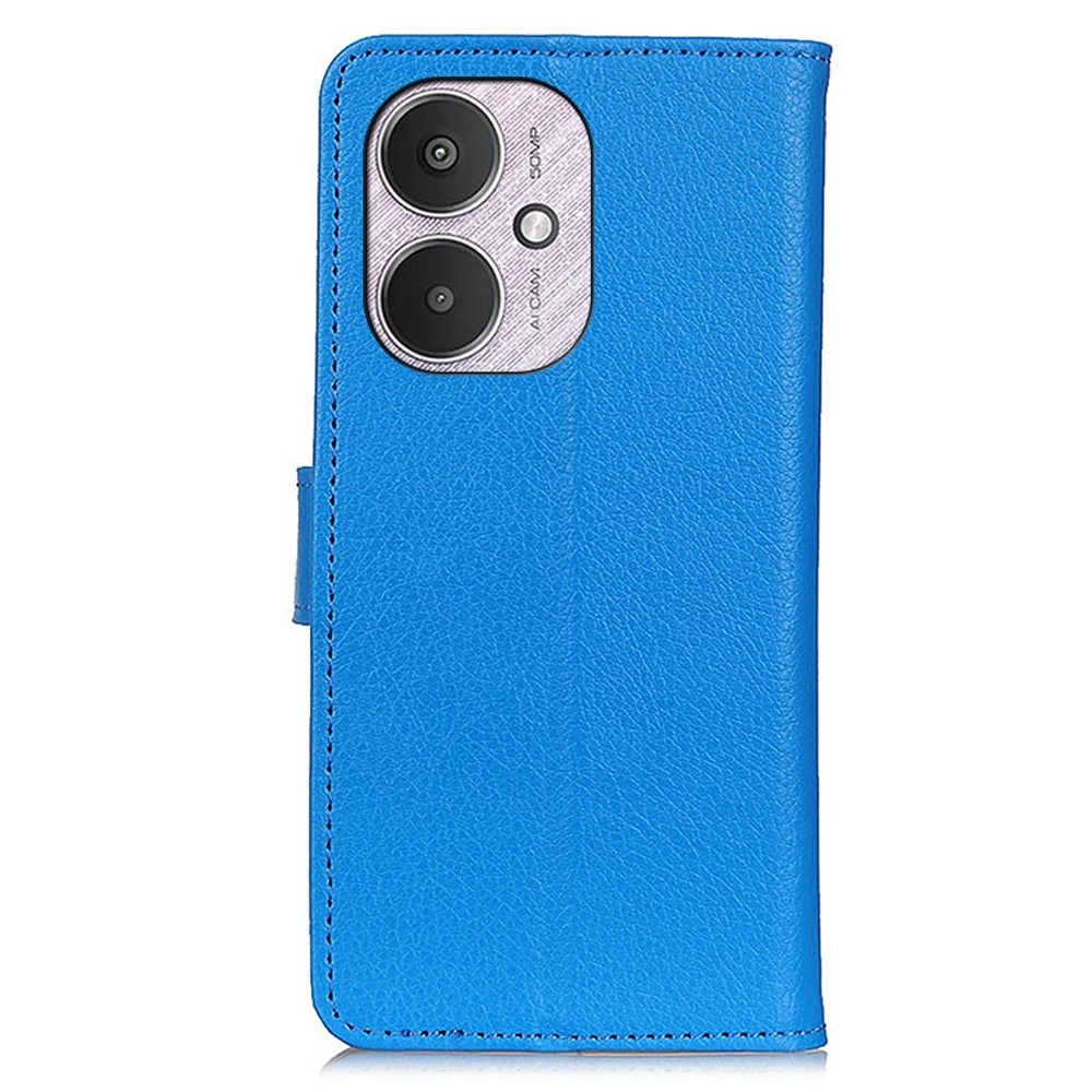 Litchie knížkové pouzdro na Xiaomi Poco C65/Redmi 13C 4G/5G - modré