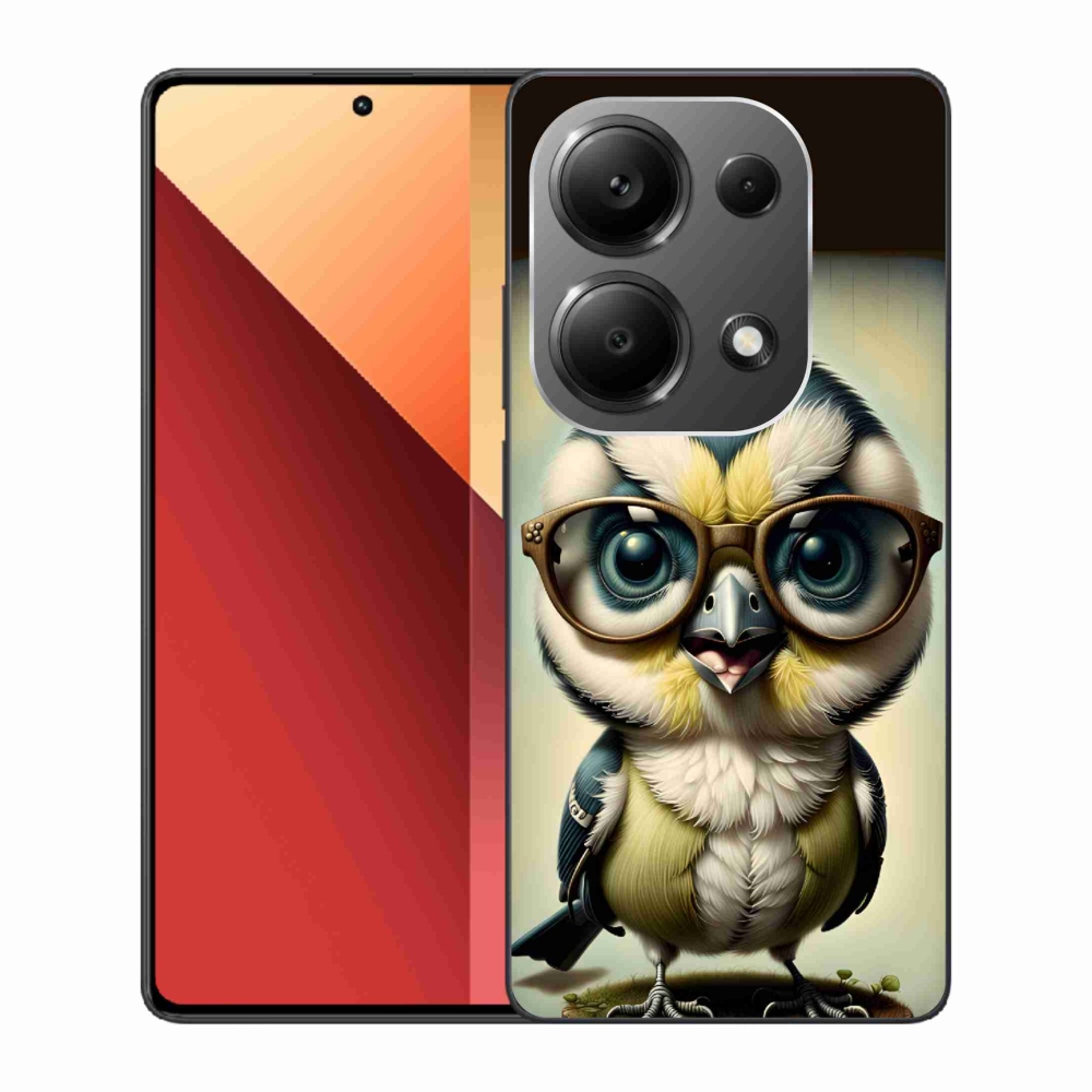 Gelový kryt mmCase na Xiaomi Redmi Note 13 Pro 4G/Poco M6 Pro - mládě s brýlemi