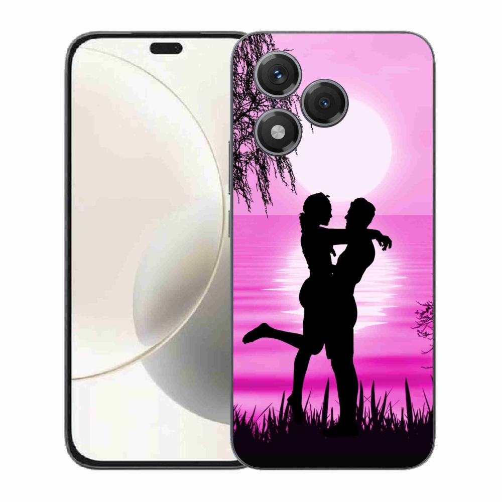 Gelový kryt mmCase na Honor 400 Lite - západ slunce