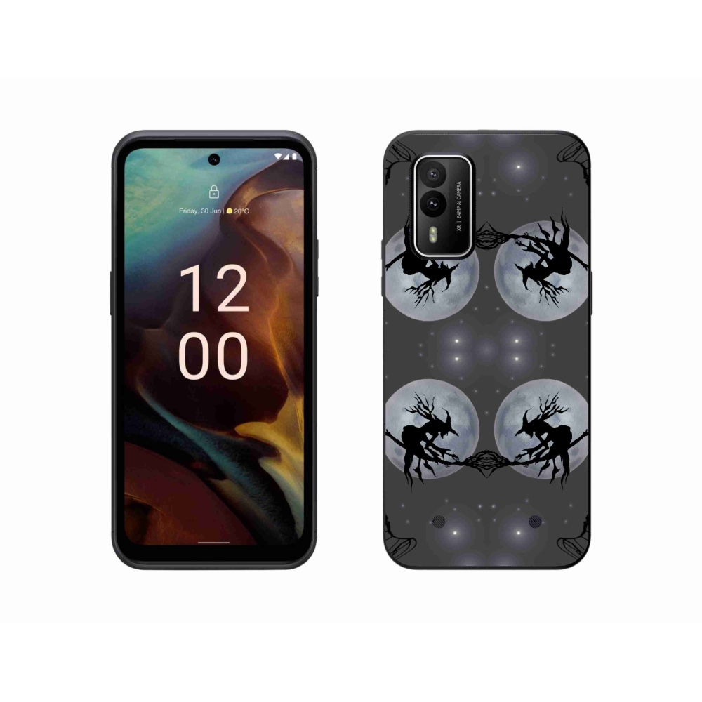 Gelový kryt mmCase na Nokia XR21 - abstraktní motiv 3