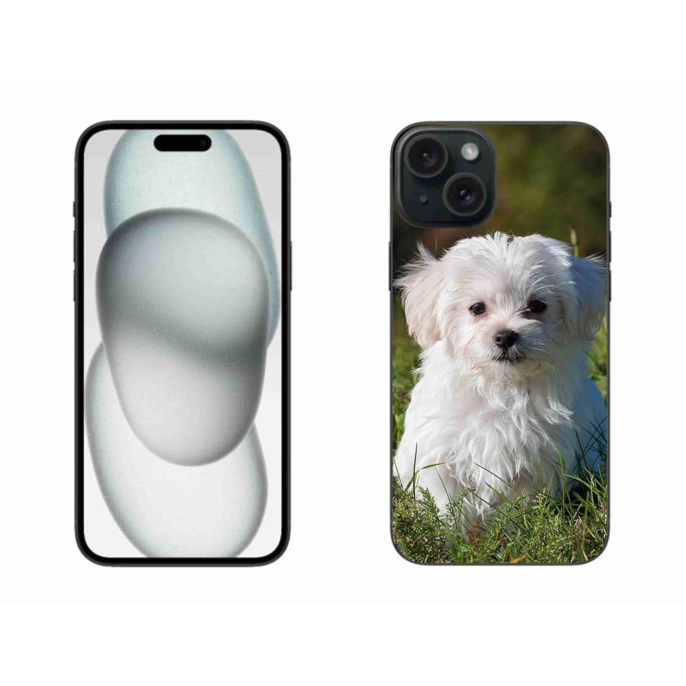 Gelový obal mmCase na iPhone 15 Plus - bišonek