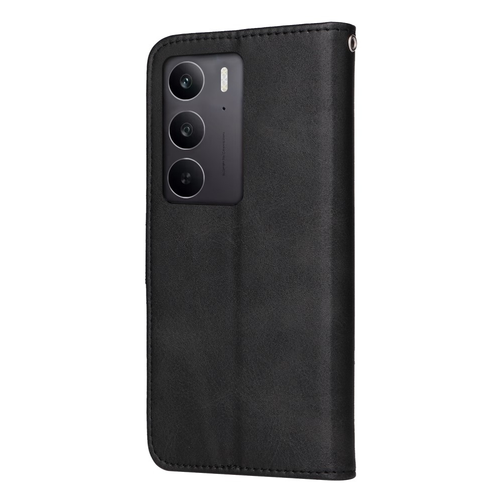 Clots knížkové pouzdro na Realme 14x 5G/Realme C75 - černé