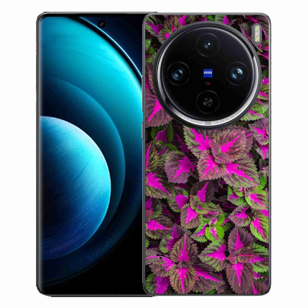 Gelový kryt mmCase na Vivo X100 Pro 5G - květiny 10