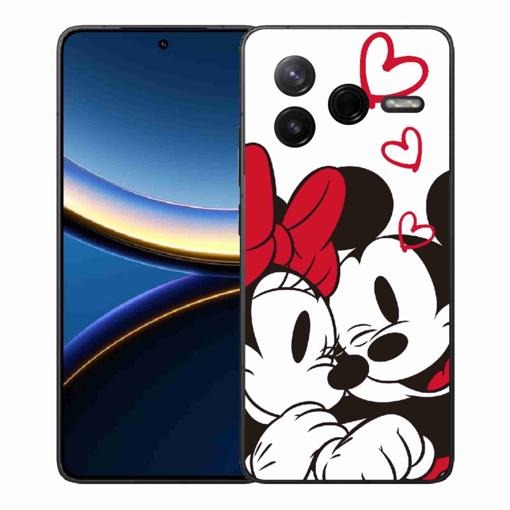 Gelový kryt mmCase na Xiaomi Poco F7 Pro - minnie a mickey