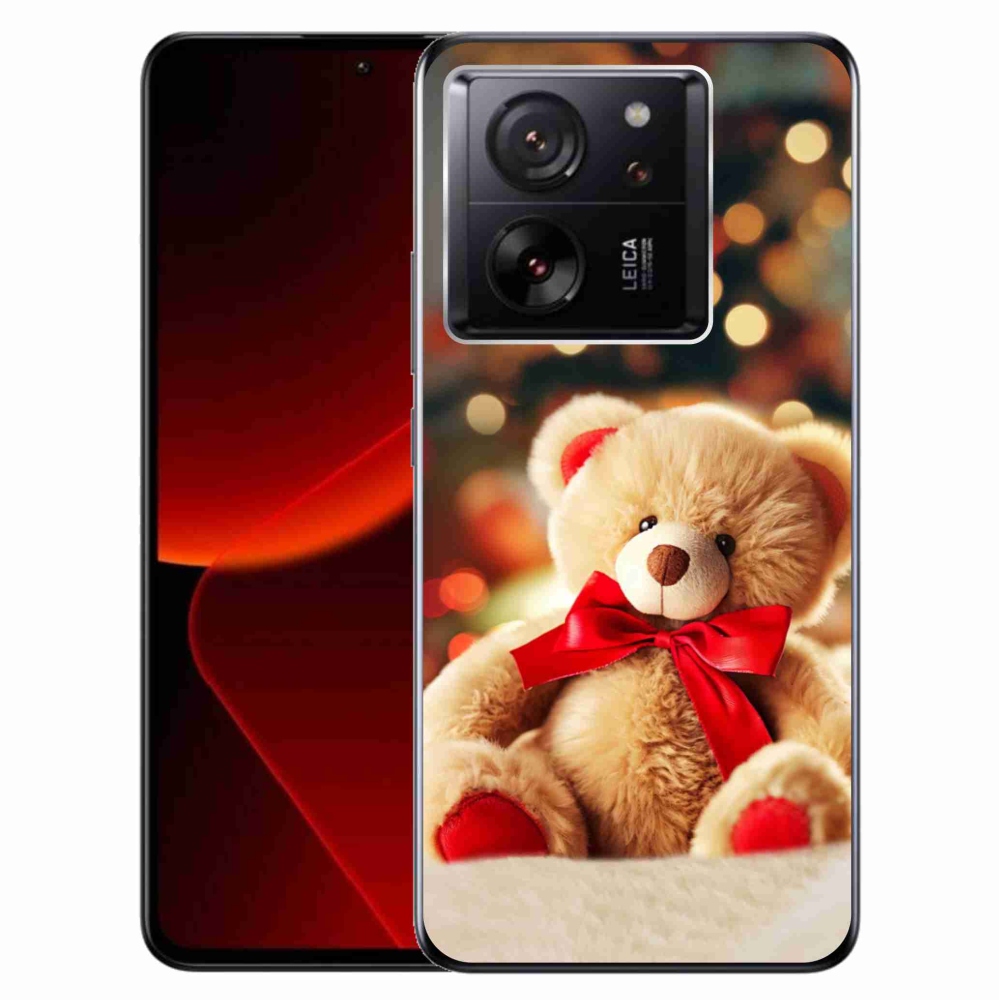 Gelový kryt mmCase na Xiaomi 13T/13T Pro - plyšový medvídek