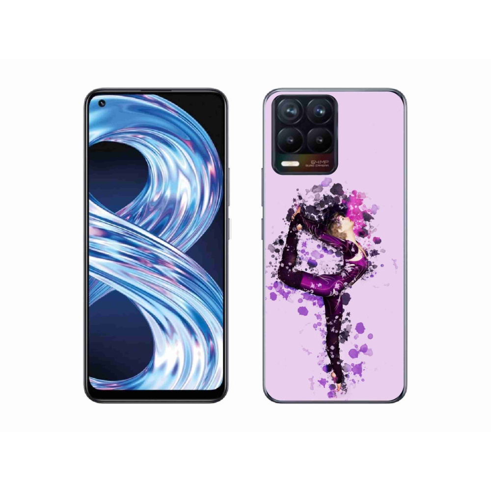 Gelový kryt mmCase na Realme 8 Pro - baletka