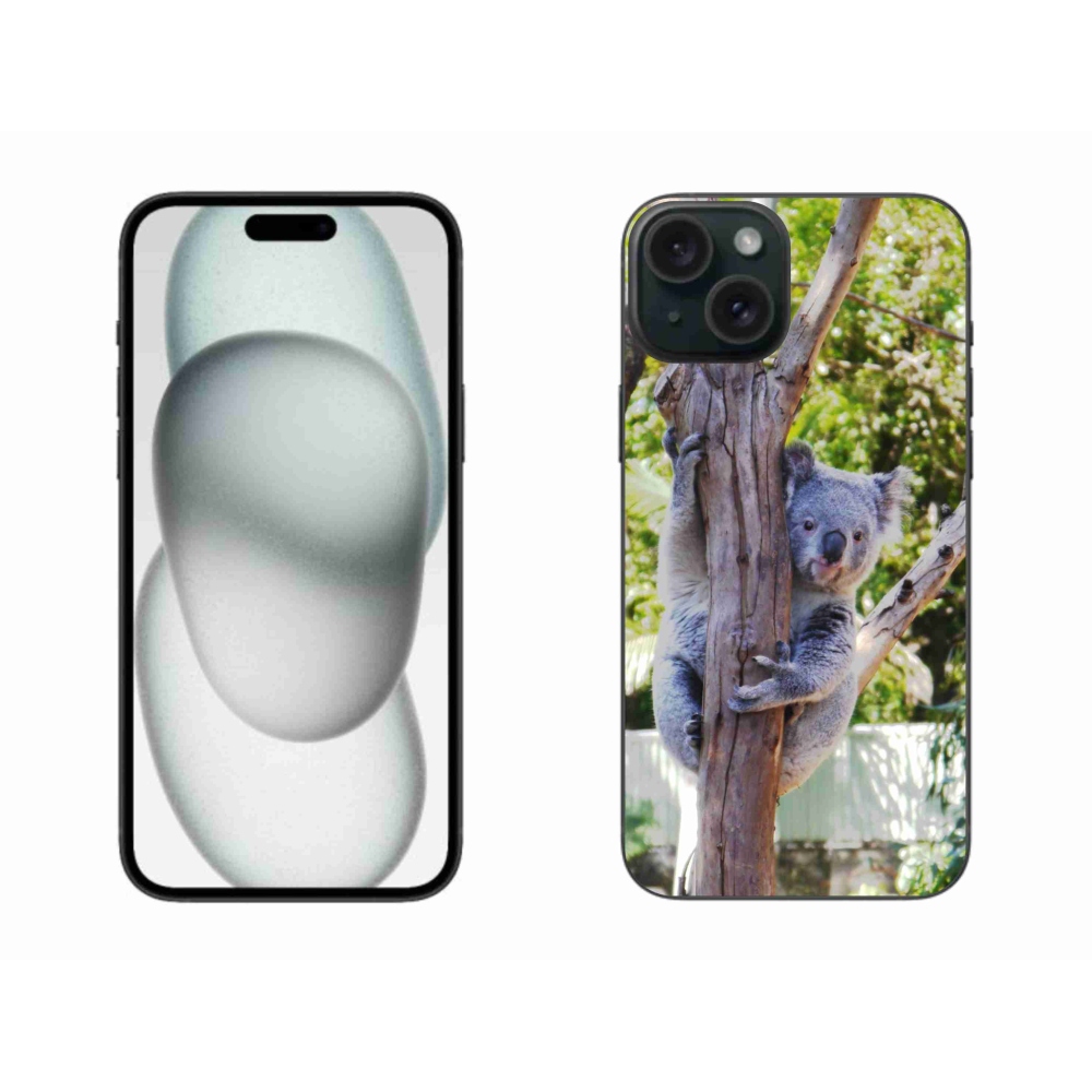 Gelový kryt mmCase na iPhone 15 Plus - koala