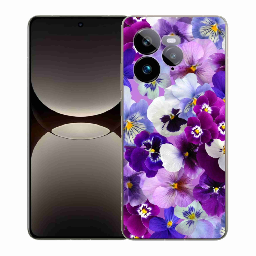 Gelový kryt mmCase na Realme GT 7 Pro 5G - květiny 9